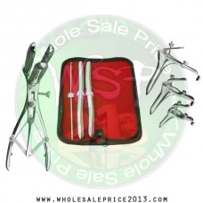 Hegar uterine dilator 3 pieces set,3-4, 13-14, 15-16, mathieu speculum, grave 3pcs
