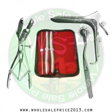 Hegar uterine dilator 3 pieces set,3-4, 13-14, 15-16, pinwheel, mathieu, grave large