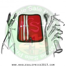 Hegar uterine dilator 3 pieces set,3-4, 13-14, 15-16, pinwheel, mathieu, grave 3pcs, collin large