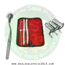 Hegar uterine dilator 3 pieces set,3-4, 13-14, 15-16, pinwheel, collin 3pcs