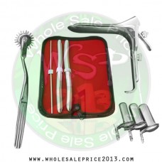 Hegar uterine dilator 3 pieces set,3-4, 13-14, 15-16, pinwheel, grave medium, collin 3pcs