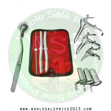 Hegar uterine dilator 3 pieces set,3-4, 13-14, 15-16, pinwheel, grave 3pcs, collin 3pcs