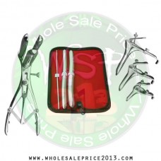  Hegar uterine dilator 3 pieces set,3-4, 13-14, 17-18, mathieu speculum, grave 3pcs