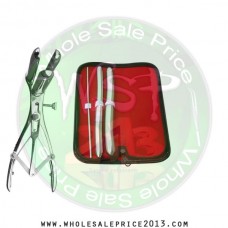  Hegar uterine dilator 3 pieces set,3-4, 13-14, 17-18,  mathieu speculum