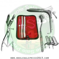  Hegar uterine dilator 3 pieces set,3-4, 13-14, 17-18, pinwheel, mathieu, grave small, collin 3pcs