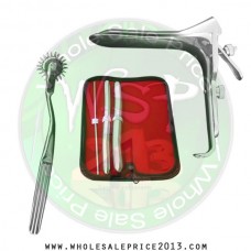  Hegar uterine dilator 3 pieces set,3-4, 13-14, 17-18, pinwheel, grave large