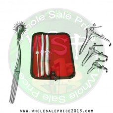  Hegar uterine dilator 3 pieces set,3-4, 13-14, 17-18, pinwheel, grave 3pcs