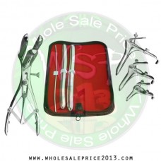  Hegar uterine dilator 3 pieces set,3-4, 15-16, 17-18,  mathieu speculum, grave 3pcs