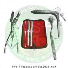  Hegar uterine dilator 3 pieces set,3-4, 15-16, 17-18, pinwheel, mathieu, grave medium