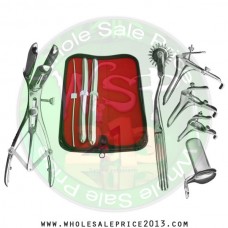  Hegar uterine dilator 3 pieces set,3-4, 15-16, 17-18, grave 3pcs, collin small
