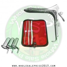 Hegar uterine dilator 3 pieces set,3-4, 7-8, 13-14, grave large, collin 3pcs