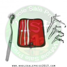 Hegar uterine dilator 3 pieces set,3-4, 7-8, 13-14, pinwheel, grave 3pcs