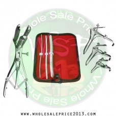 Hegar uterine dilator 3 pieces set,3-4, 7-8, 15-16, mathieu speculum, grave 3pcs