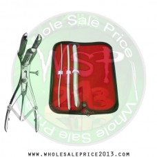 Hegar uterine dilator 3 pieces set,3-4, 7-8, 15-16, mathieu speculum