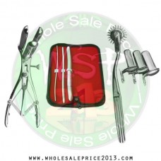 Hegar uterine dilator 3 pieces set,3-4, 7-8, 15-16, pinwheel, mathieu, collin 3pcs