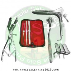 Hegar uterine dilator 3 pieces set,3-4, 7-8, 15-16, pinwheel, mathieu, grave small, collin 3pcs