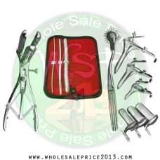 Hegar uterine dilator 3 pieces set,3-4, 7-8, 15-16, pinwheel, mathieu, grave 3pcs, collin 3pcs