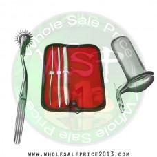Hegar uterine dilator 3 pieces set,3-4, 7-8, 15-16, pinwheel, collin large