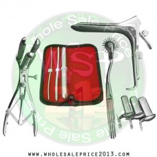 Hegar uterine dilator 3 pieces set,3-4, 7-8, 17-18, pinwheel, mathieu, grave small, collin 3pcs