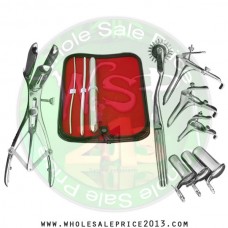 Hegar uterine dilator 3 pieces set,3-4, 7-8, 17-18, pinwheel, mathieu, grave 3pcs, collin 3pcs