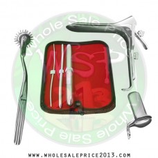 Hegar uterine dilator 3 pieces set,3-4, 7-8, 17-18, pinwheel, grave small, collin large