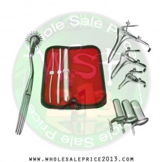 Hegar uterine dilator 3 pieces set,3-4, 7-8, 17-18, pinwheel, grave 3pcs, collin 3pcs