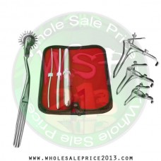 Hegar uterine dilator 3 pieces set,3-4, 7-8, 17-18, pinwheel, grave 3pcs