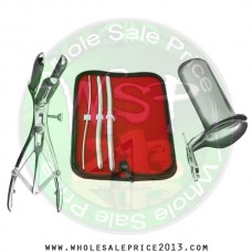 Hegar uterine dilator 3 pieces set,3-4, 9-10, 11-12, mathieu speculum, collin large+collin_vaginal_speculum
