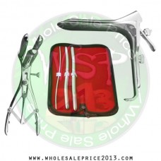 Hegar uterine dilator 3 pieces set,3-4, 9-10, 11-12, mathieu speculum, grave large