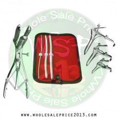Hegar uterine dilator 3 pieces set,3-4, 9-10, 11-12, mathieu speculum, grave 3pcs