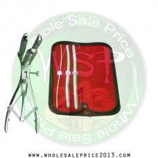 Hegar uterine dilator 3 pieces set,3-4, 9-10, 11-12, mathieu speculum