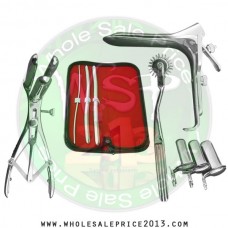 Hegar uterine dilator 3 pieces set,3-4, 9-10, 11-12, pinwheel, mathieu, grave large, collin 3pcs