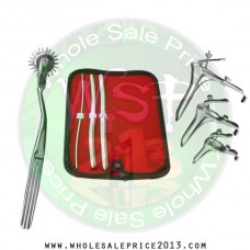 Hegar uterine dilator 3 pieces set,3-4, 9-10, 11-12, pinwheel, grave 3pcs