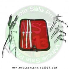 Hegar uterine dilator 3 pieces set,3-4, 9-10, 13-14, mathieu speculum, grave 3pcs