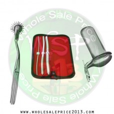 Hegar uterine dilator 3 pieces set,3-4, 9-10, 13-14, pinwheel, collin large