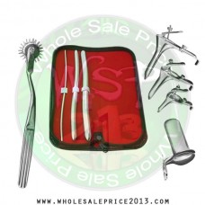 Hegar uterine dilator 3 pieces set,3-4, 9-10, 13-14, pinwheel, grave 3pcs, collin large