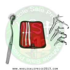 Hegar uterine dilator 3 pieces set,3-4, 9-10, 13-14, pinwheel, grave 3pcs