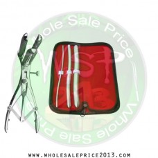 Hegar uterine dilator 3 pieces set,3-4, 9-10, 15-16, mathieu speculum