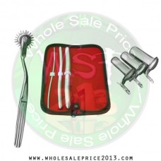Hegar uterine dilator 3 pieces set,3-4, 9-10, 15-16, pinwheel, collin 3pcs