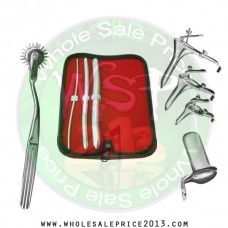 Hegar uterine dilator 3 pieces set,3-4, 9-10, 15-16, pinwheel, grave 3pcs, collin large