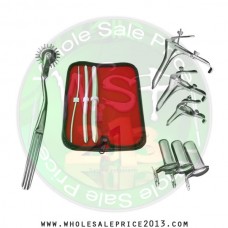 Hegar uterine dilator 3 pieces set,3-4, 9-10, 15-16, pinwheel, grave 3pcs, collin 3pcs