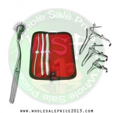 Hegar uterine dilator 3 pieces set,3-4, 9-10, 15-16, pinwheel, grave 3pcs