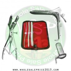 Hegar uterine dilator 3 pieces set,3-4, 9-10, 17-18, mathieu speculum, grave large, collin large