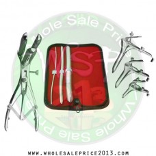 Hegar uterine dilator 3 pieces set,3-4, 9-10, 17-18, mathieu speculum, grave 3pcs