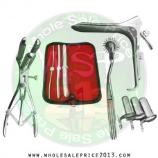 Hegar uterine dilator 3 pieces set,3-4, 9-10, 17-18, pinwheel, mathieu, grave large, collin 3pcs