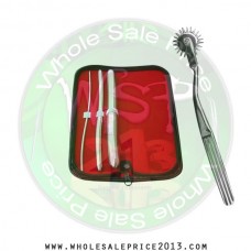 Hegar uterine dilator 3 pieces set,3-4, 9-10, 17-18, wartenberg pinwheel