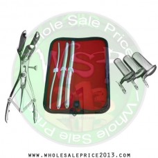 Hegar uterine dilator 3 pieces set, 5-6, 11-12, 13-14, mathieu collin 3pcs