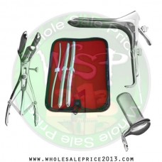 Hegar uterine dilator 3 pieces set, 5-6, 11-12, 13-14, mathieu, grave large ,collin large