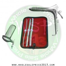 Hegar uterine dilator 3 pieces set, 5-6, 11-12, 13-14,  grave large, collin medium
