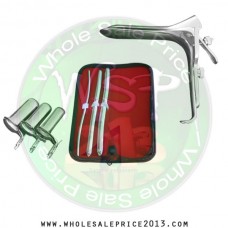 Hegar uterine dilator 3 pieces set, 5-6, 11-12, 13-14, grave large, collin 3pcs